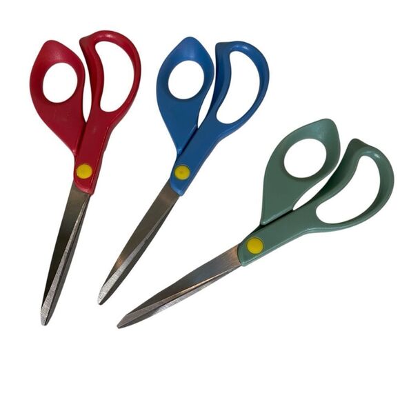 Other - Left-Hand Scissors Stainless Steel 3-pack, 8 inch